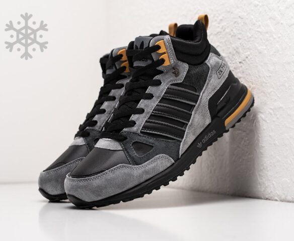 Зимние Кроссовки Adidas ZX 750 Hi dark grey