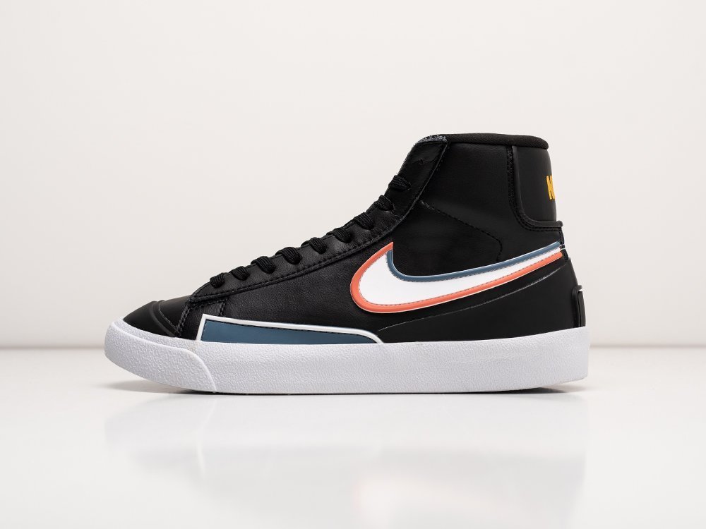 Nike blazer 2025 mid black leather