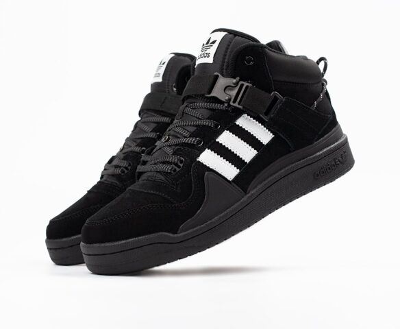 Зимние Adidas Forum 84 High черные