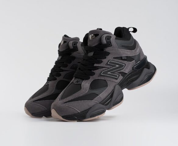 Зимние New Balance 9060 High dark grey