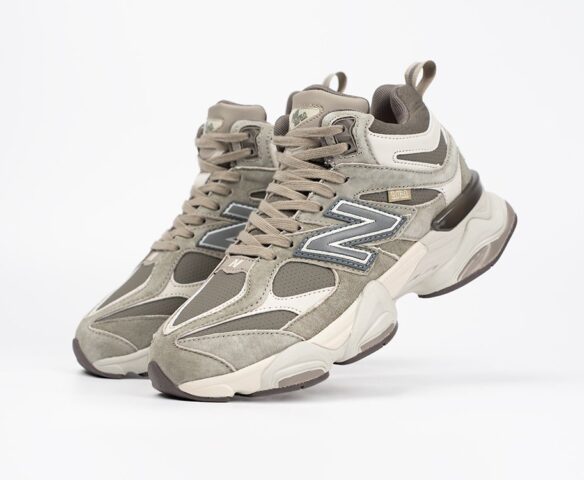 Зимние New Balance 9060 High beige